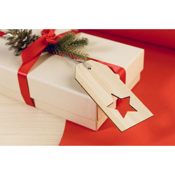 BamTag - bamboe cadeau label, ster BamTag - bamboe cadeau label, ster