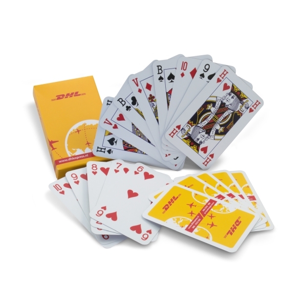 Speelkaarten custom made in kartonnen doosje