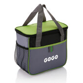Basic koeltas, groen, grijs