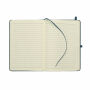 ARCOLOOP - A5 gerecycled PU notitieboek - Marineblauw