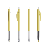 BIC® M10® Clic M10 BA Pastel Yellow IN blue