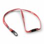 Polyester tubulaire keycord met metalen klem