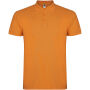 Star herenpolo met korte mouwen - Oranje - S