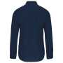 Herenoverhemd met "Mao" kraag lange mouwen Navy 4XL Herenoverhemd met "Mao" kraag lange mouwen Navy 4XL