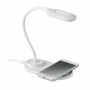 SATURN - Bureaulamp met 10W lader - Wit