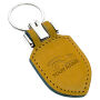 Sleutelhanger P02615, Kunstleder, Geel