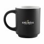 Stack Mug Black 180 ml - zwart