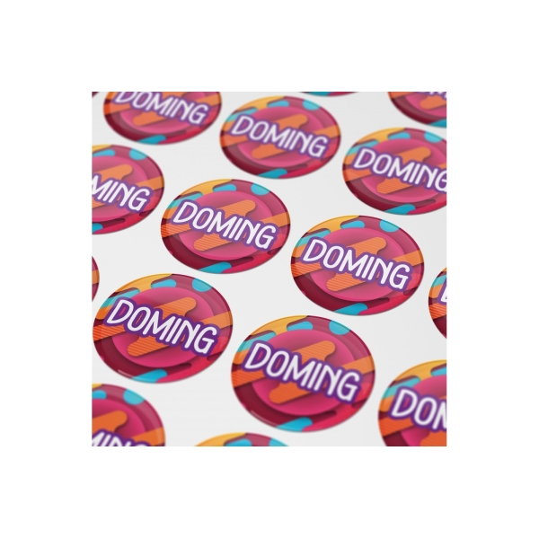 Doming Rond Ø 20 mm - Wit
