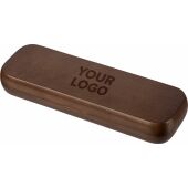 Notenhouten pennenset Adelina bruin