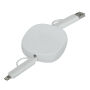 Oplaad- en datakabel TRANSFER SQUARE wit