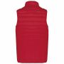 Men’s lightweight sleeveless down jacket red S