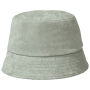 Ecologische uniseks bucket hat in badstof Almond Green S/M