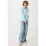 IQONIQ Yengo recycled katoen hoodie met steekzakken, crushed mint (L)