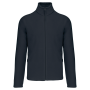 Microfleece met rits en raglanmouwen heren Navy XXL