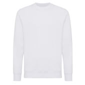 Iqoniq Etosha lichtgewicht gerecycled katoen sweater, wit (5XL)