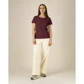 Stella Expresser 2.0 - Dagelijks fitted T-overhemd met een vrouwelijk cut - Burgundy (3XL)