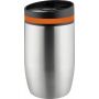 Metmaxx® "CremaOfficinaBudget" thermomok zilver/ring oranje