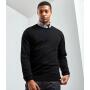 Cotton Rich Crew Neck Sweater, Black, 3XL, Premier Cotton Rich Crew Neck Sweater, Black, 3XL, Premier