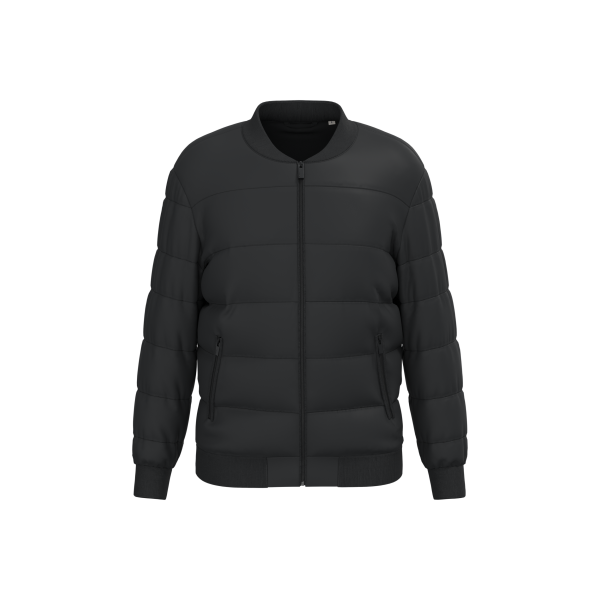 Ecologisch gewatteerd uniseks jasje met teddykraag Ecologisch gewatteerd uniseks jasje met teddykraag