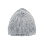 Basic Knitted Beanie light-grey-melange