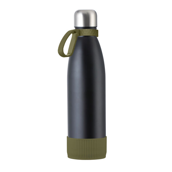 Fles RETUMBLER-myTOULON - oijfgroen, zwart, zilver Fles RETUMBLER-myTOULON - oijfgroen, zwart, zilver