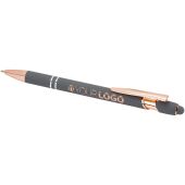 Nanna balpen met roségouden afwerking (zwarte inkt) - Twilight Grey