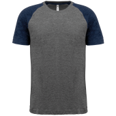 Grey Heather / Sporty Navy Heather