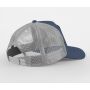 APPLIQUÉ PATCH 5 PANEL TRUCKER, SLATE BLUE/LIGHT GREY, One size, BEECHFIELD