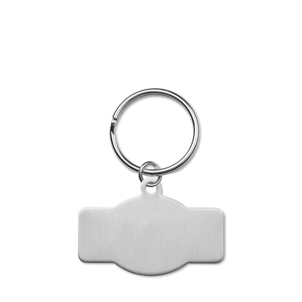 RVS sleutelhanger met een full color doming RVS sleutelhanger met een full color doming