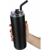 Roestvrijstalen dubbelwandige drinkfles (500 ml) Omari zwart Roestvrijstalen dubbelwandige drinkfles (500 ml) Omari zwart