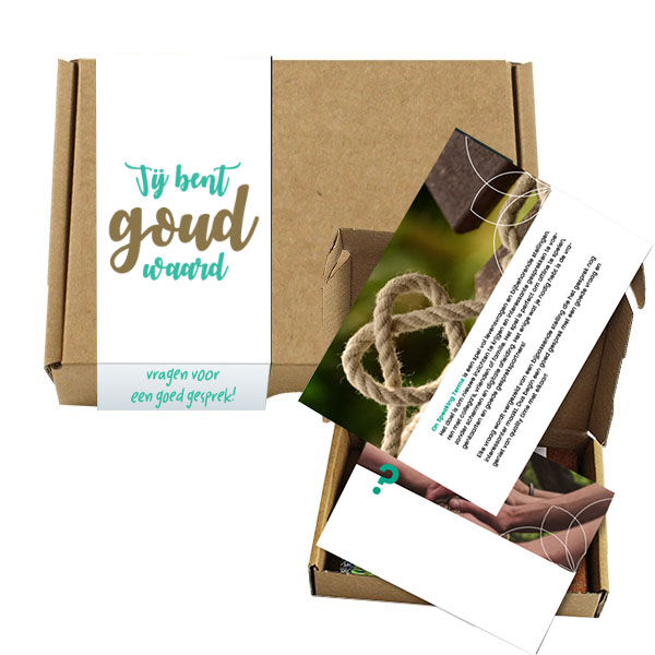 Mooie momenten kletskaartjes Goud | 87 Vragenkaartjes en quotes | On speaking terms