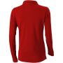 Calgary 180 g/m² damespolo met lange mouwen - Rood - XS Calgary 180 g/m² damespolo met lange mouwen - Rood - XS