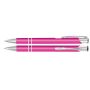 Aluminium balpen Marseille Fuchsia - Blauwe inkt