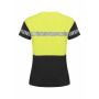 7005 T-SHIRT LADY PGL Black/Yellow XS