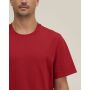 Reeser - Heavy gerecycled katoen blend T-overhemd met een modern look - Passionate Red (3XL)