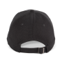 Canvaskatoenen pet met 6 panelen - K-up Gold Label Black One Size