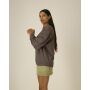 Radder 2.0 - Het unisex oversized crewneck sweatshirt - Mocha (S)