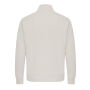 IQONIQ Elgon gerecycled katoen sweater met kwartritssluiting, ivory white (XXXL) IQONIQ Elgon gerecycled katoen sweater met kwartritssluiting, ivory white (XXXL)