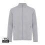 Iqoniq Talung gerecycled polyester fleece jas met rits, storm grey (XS)
