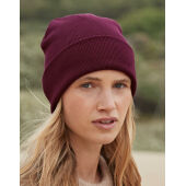 Organic Cotton Original Cuffed Beanie - Black - One Size