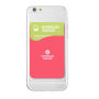 Siliconen pasjeshouder voor je telefoon in een kleur naar keuze Siliconen pasjeshouder voor je telefoon in een kleur naar keuze