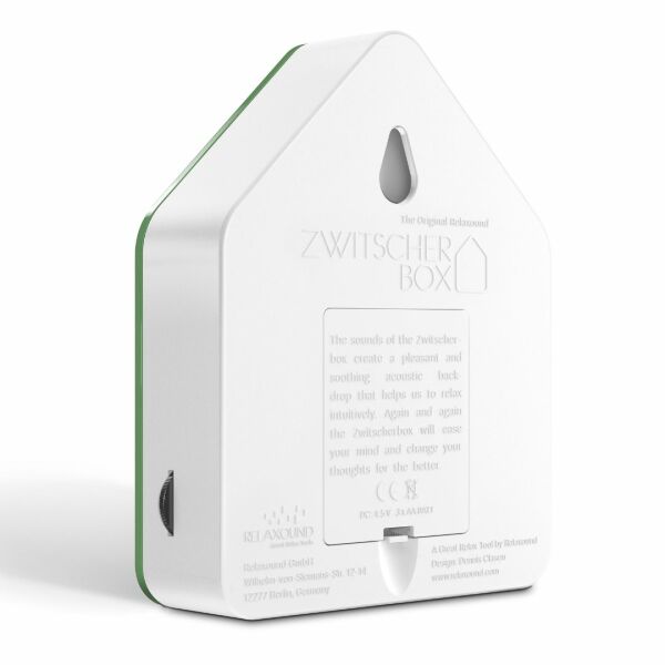 Huisje met vogelgeluiden | Zwitscherbox | Groen Huisje met vogelgeluiden | Zwitscherbox | Groen