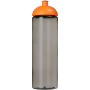 H2O Active® Eco Vibe 850 ml drinkfles met koepeldeksel - Charcoal/Oranje H2O Active® Eco Vibe 850 ml drinkfles met koepeldeksel - Charcoal/Oranje