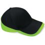 TEAMWEAR COMPETITION CAP, BLACK/LIME, One size, BEECHFIELD