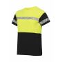 7005 T-SHIRT LADY PGL Black/Yellow XS