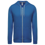 Licht katoenen sweatvest met capuchon Light Royal Blue L