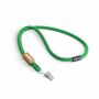Polyester koord-keycord met bamboe plaatje