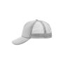 5 Panel Polyester Mesh Cap light grey one size