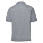 RUS Men Classic Polycotton Polo, Light Oxford, M
