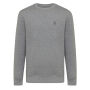 Iqoniq Etosha lichtgewicht gerecycled katoen sweater, light heather anthracite (XXL)